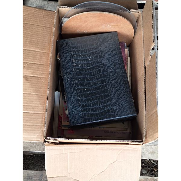 Lot of misc items- casses and magazines