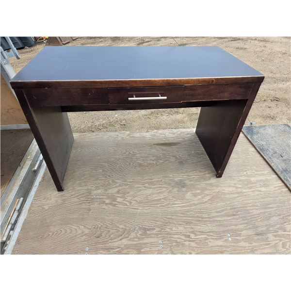 Wooden desk- 18" by 24" by 31"H