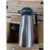 Image 3 : water bottles and coffee carafe