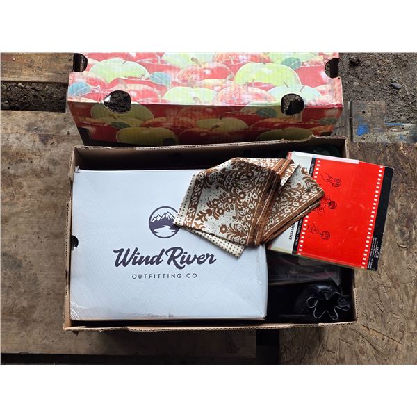 Box of misc items