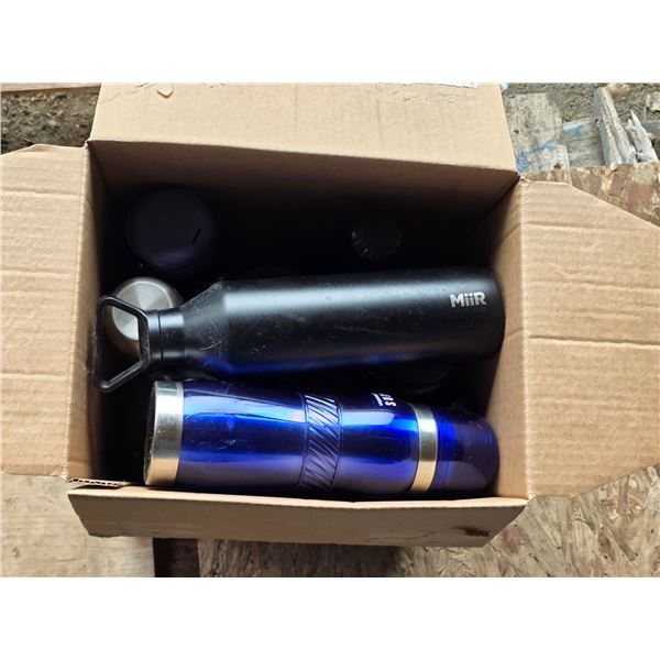 Box of water bottles