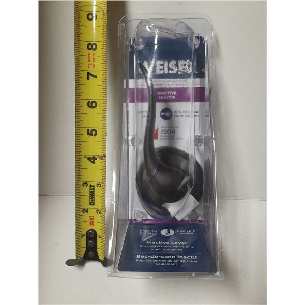 Weiser inactive door lever, designed specifically for use on doors that only require a pull. (New)