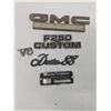 Image 1 : Vehicle emblems w/ massey ferguson serial number plate, gmc astro, delta88, f250 and more