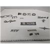 Image 1 : vehicle emblems - Ford, Mustang, jaguar, new yorker, and more