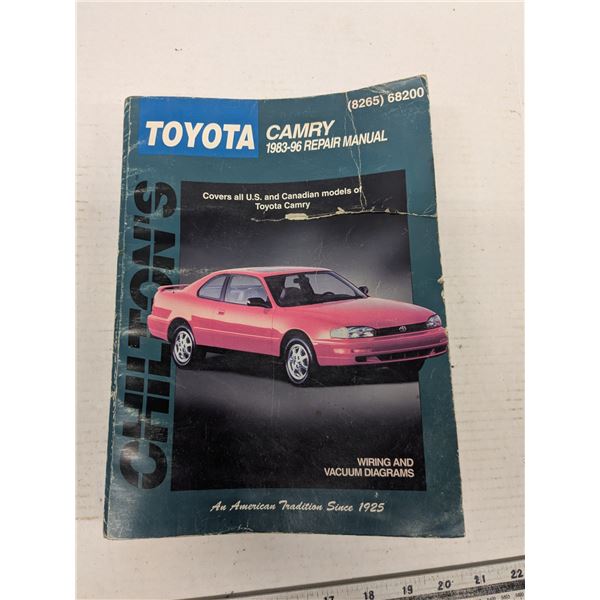 1983-96 Toyota Camry repair manual