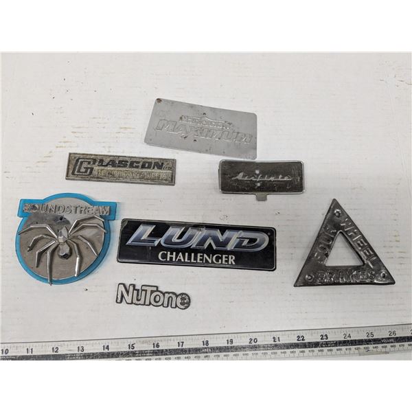 mixed emblems and parts