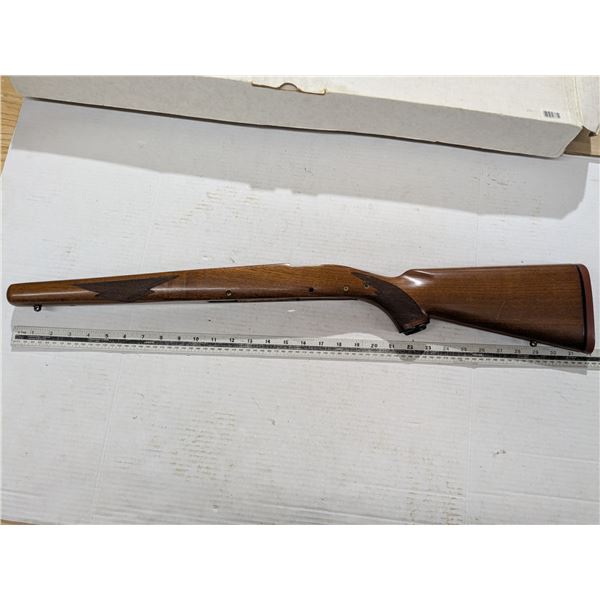 Used rifle stock, 32", repaired with woodscrews