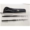 Image 2 : 2 telescoping fishing rods with carry case, no reels