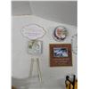 Image 3 : home décor- "fossils", fridge magnets, religious iconagraphy, plus drinking glasses