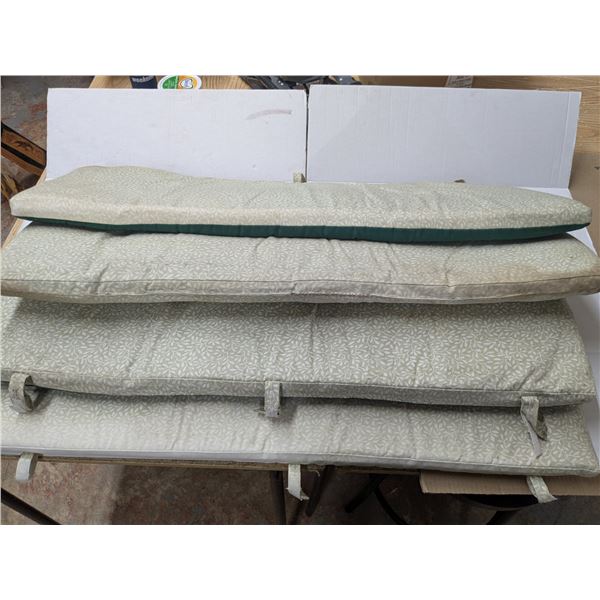 vintage cushions for camper bench seating
