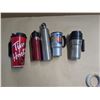 Image 1 : box of travel mugs and water bottles