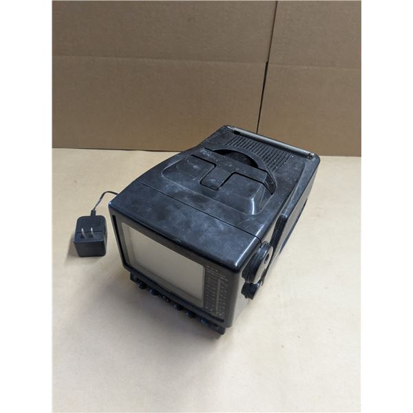 5" color TV, battery option.