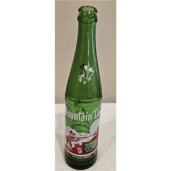 Vintage Mountain Dew bottle. 10 fl. Oz. No paint missing