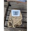 Image 1 : Hardhat with apron cover for sandblasting