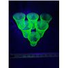 Image 1 : (6) Vintage Uranium Glasses