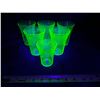 Image 2 : (6) Vintage Uranium Glasses