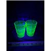 Image 2 : (2) Vintage Uranium Glasses