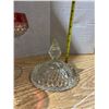 Image 4 : Indiana Glass Company in Diamond Point Pattern, Ruby Stained Dishes