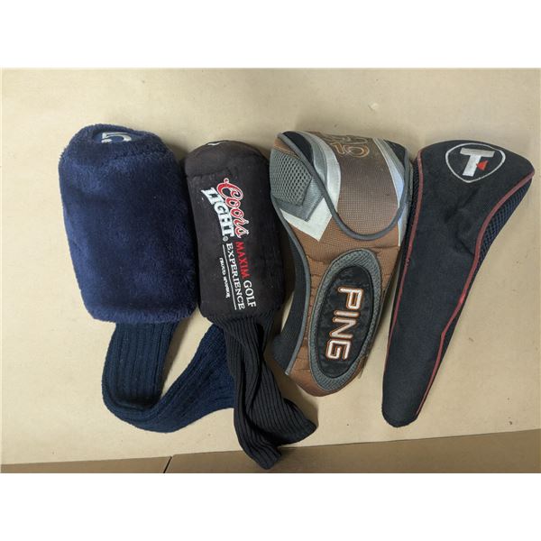 4 golf club head cover socks