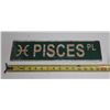Image 1 : Pisces PL Tin Sign. (New)
