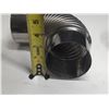 Image 2 : (2) Stainless steel 90-degree elbow pipes, commonly used for stove or chimney ventilation. (New)