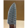 Image 2 : 512 Layer High Carban Damacus Steal Knife features a handle crafted from a combination of wood, bras