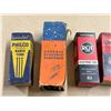 Image 2 : Collection of vintage radio vacuum tubes from various brands, including RCA, Marconi, Philco, and Ge