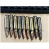 Image 2 : Black Nylon Ammunition Pouch with (9) Rifle Cartridges. (.223)