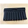 Image 5 : Black Nylon Ammunition Pouch with (9) Rifle Cartridges. (.223)