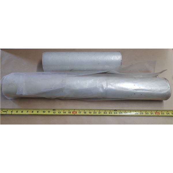 (2) Plastic Sheet Rolls.