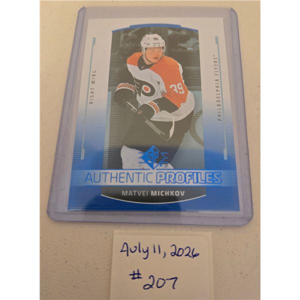 Matvei Michkov Authentic Profiles Card - Blue