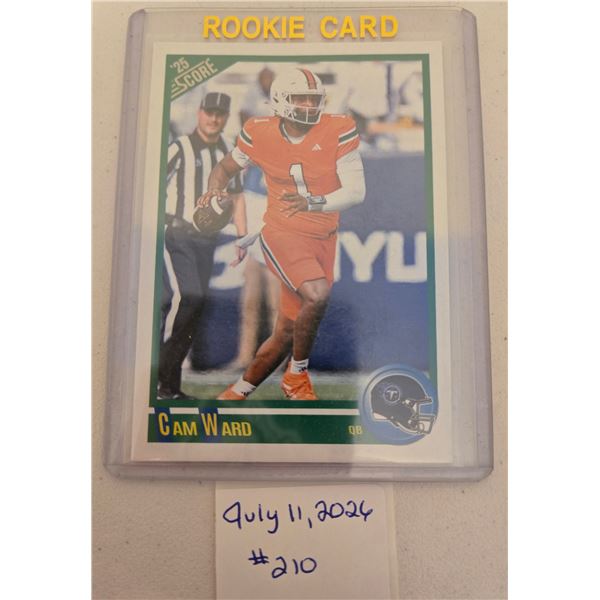 Cam Ward Rookie Card