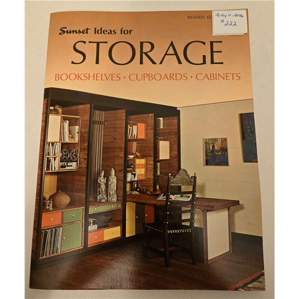 Sunset Ideas for Storage Book