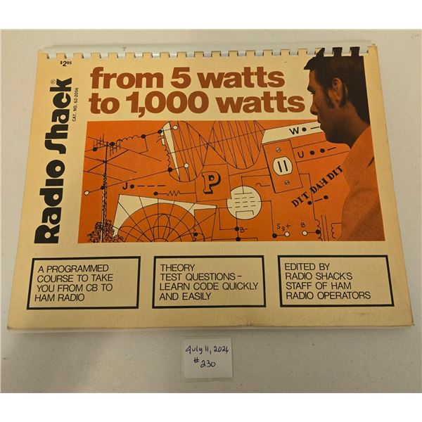 Radio Shack - From 5 Watts to 1000 Watts