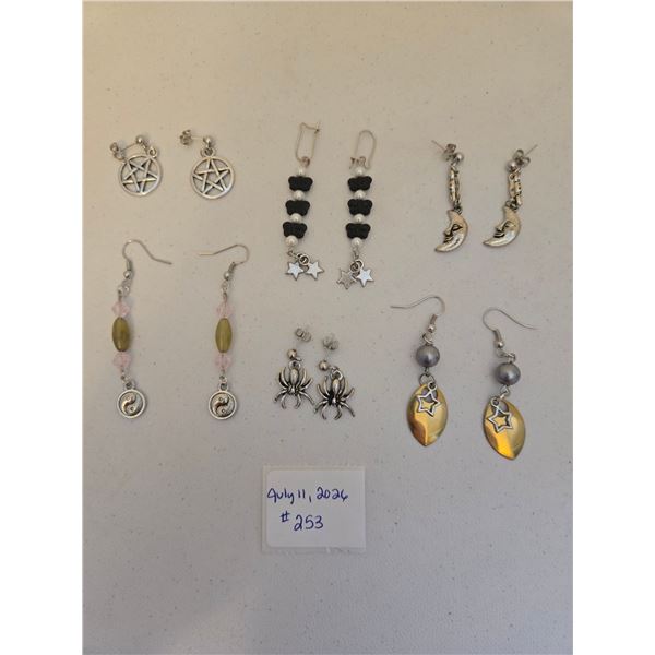 Six Pairs of Assorted Earrings