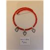Image 1 : Red Necklace with Heart Charms