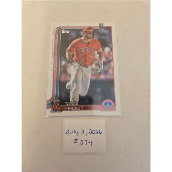 Mike Trout Baseball Card
