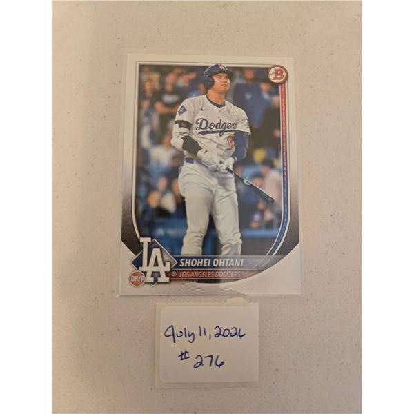 Shohei Ohtani Baseball Card