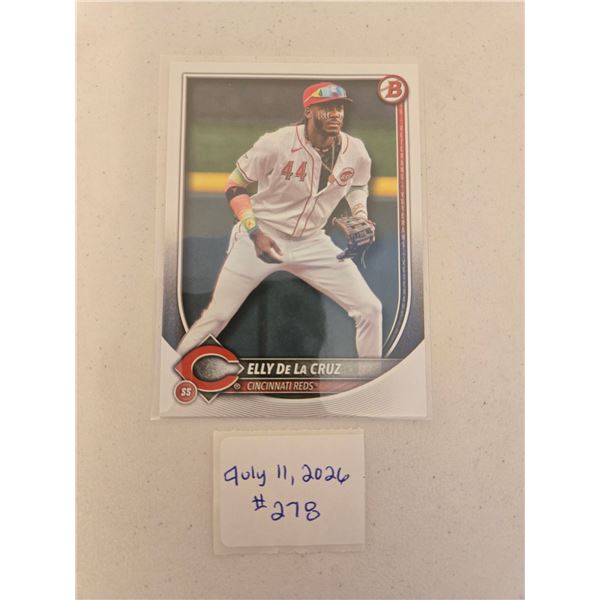 Elly De La Cruz Baseball Card