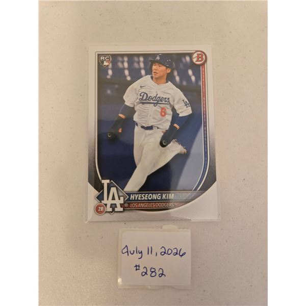 Hyeseong Kim Rookie Card
