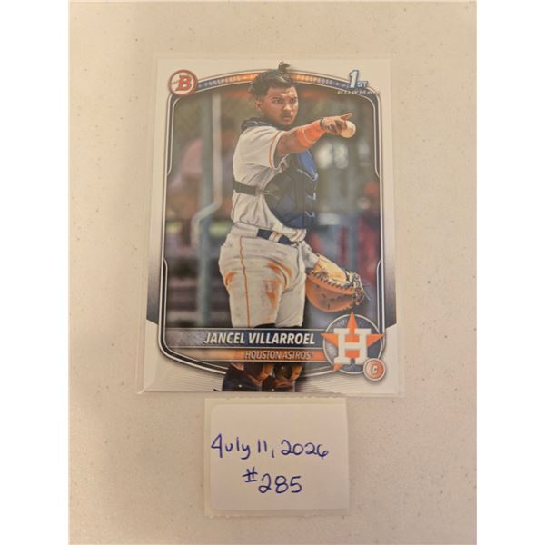 Jancel Villarroel Prospect Card