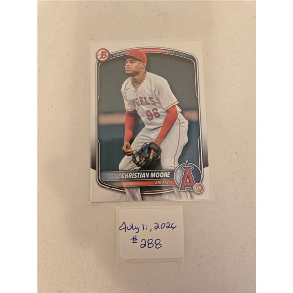 Christian Moore Prospect Card