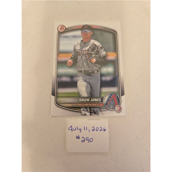 Druw Jones Prospect Card