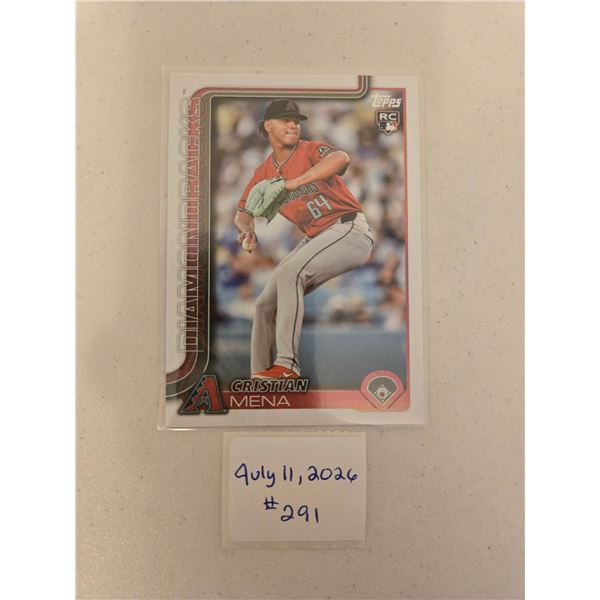 Cristian Mena Rookie Card