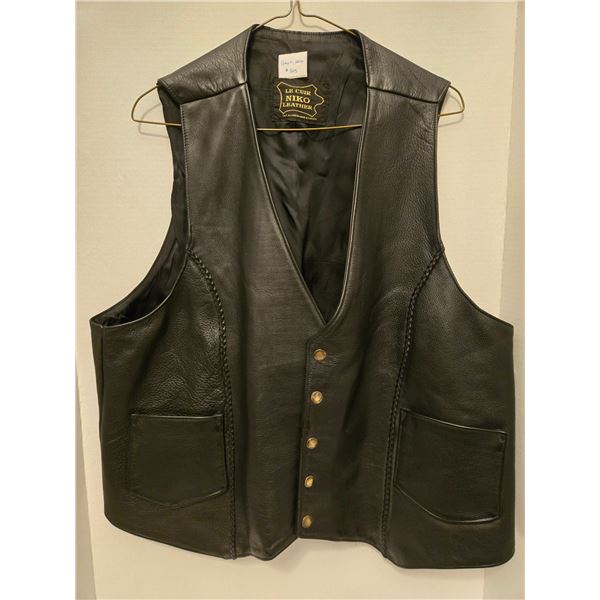 Niko Leather Vest