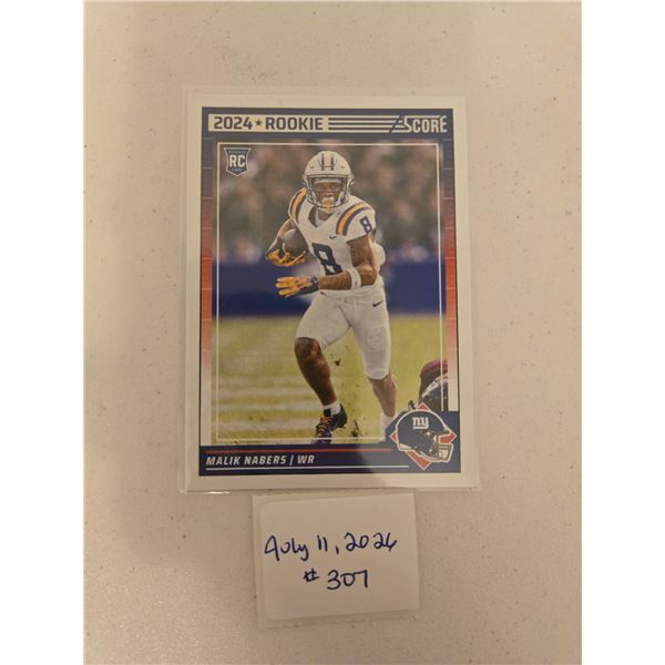 Malik Nabers Rookie Card