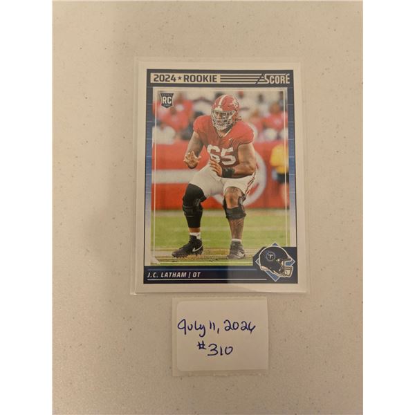 J. C. Latham Rookie Card