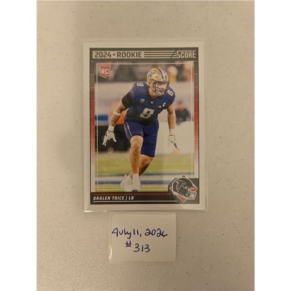 Bralen Trice Rookie Card