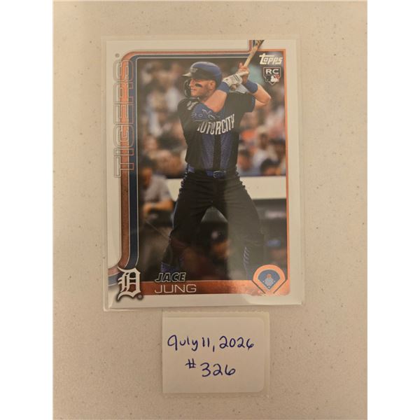 Jace Jung Rookie Card