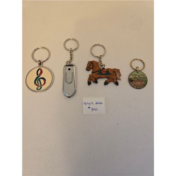 Four Keychains